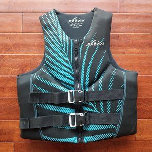O'Brien Watersports ladies Vixen neoprene life vest, aqua